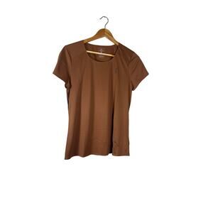 On-Running On Cloud Performance Running Tee Cocoa Black Medium